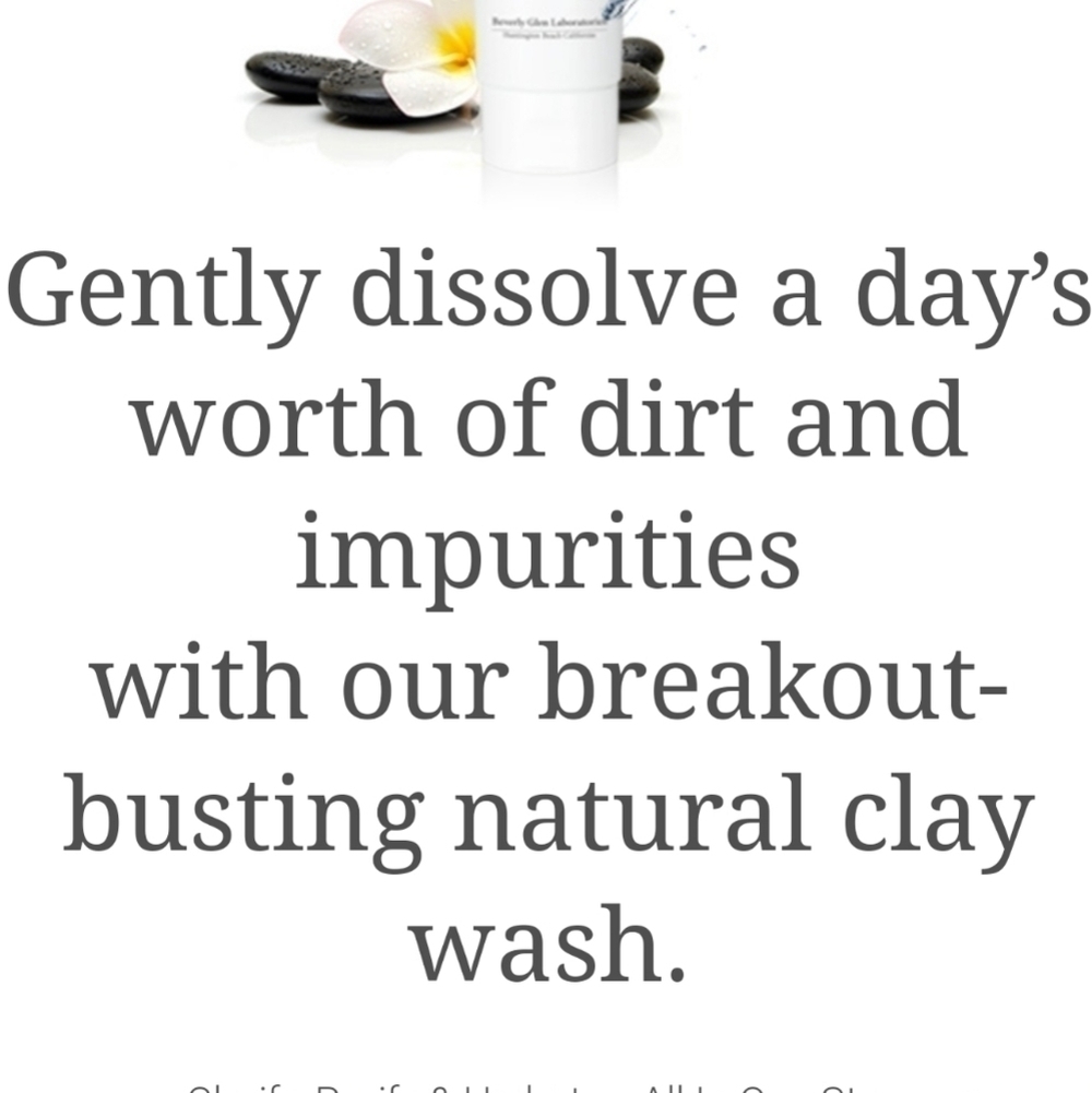 🟠 4 for $25 🟠 B. GLEN CLAY WASH MILD FACIAL CLEANSER - Picture 3 of 8